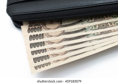 wallet and money, Japanese Ten thousand yen