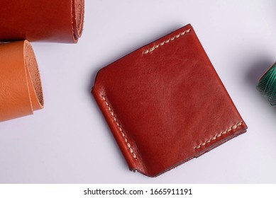 Wallet On A Desk. Shallow Depth Of Field.