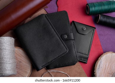 Wallet On A Desk. Shallow Depth Of Field.