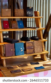 Wallets and purses made of high-quality handmade leather