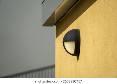 wall-mounted lighting, installed outside a store