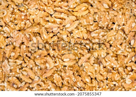 Wallnut background, Peeled wallnuts texture