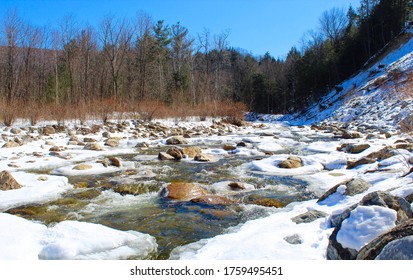 The Walloomsac River In Winter