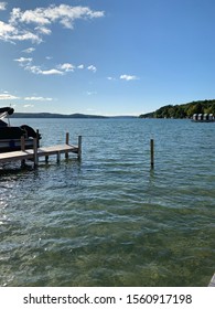 Walloon Lake Dock In Daytime