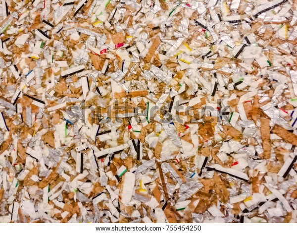 Wallpaper Background Made Waste Materials Stock Photo Edit Now