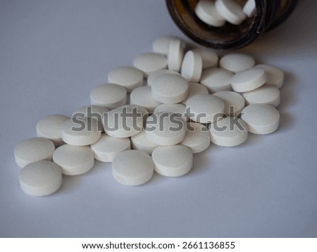 Wallpaper and background with medicaments