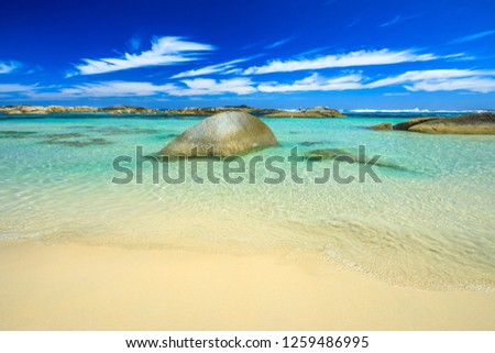 Wallpaper Sea Background Sheltered Waters Greens Stock Photo Edit