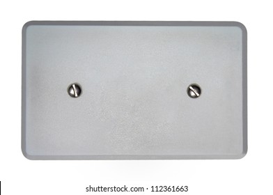 Wallplate isolated on white background