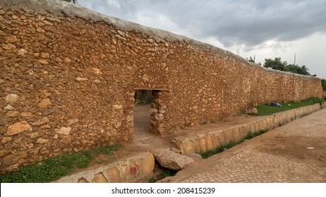 The walls of the fortified historic city Jugol, which was included in the World Heritage List for its cultural heritage by UNESCO, and considered as the fourth holy city of Islam