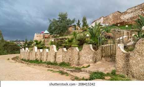 The walls of the fortified historic city Jugol, which was included in the World Heritage List for its cultural heritage by UNESCO, and considered as the fourth holy city of Islam