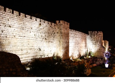 Walls Of Jerusalem At Night