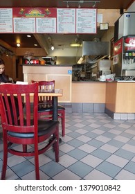 Walnut Creek, CA, USA- October 23, 2018, Cinco De Mayo Taqueria Interior