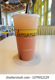 Walnut Creek, CA, USA-April 8, 2019, Guava Lime Lemonade From Lemonades 