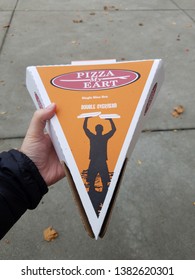 Walnut Creek, CA, USA-December 8, 2018, Pizza To Go From Pizza My Heart