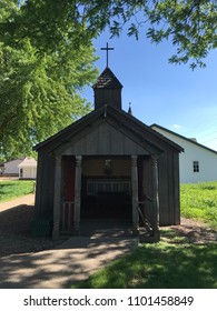 Walnut Grove, MN, USA - 5/26/2018: Laura Ingalls Wilder Museum Church