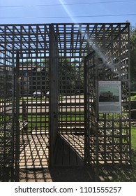 Walnut Grove, MN, USA - 5/26/2018: Laura Ingalls Wilder Museum Jail