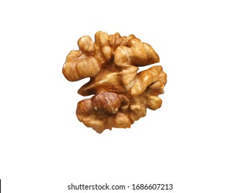 Cracked Walnut Isolated Images Stock Photos Vectors Shutterstock