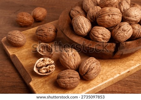 Walnut Nut , walnuts and nutcracker 