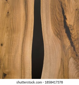 walnut plank texture cast in black epoxy resin, texture for design