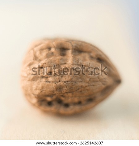 Walnut with three shells. The walnut with its particolar shape, tripartite or trilobate, which is a rarity, a bit like the four-leaf  clover, according to some beliefs is a powerful lucky charm