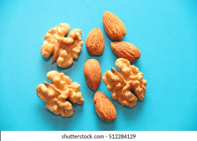 Walnuts And Almonds