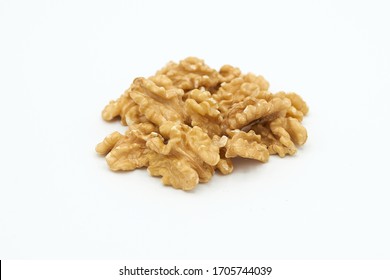 Walnuts Isolated On White Background 