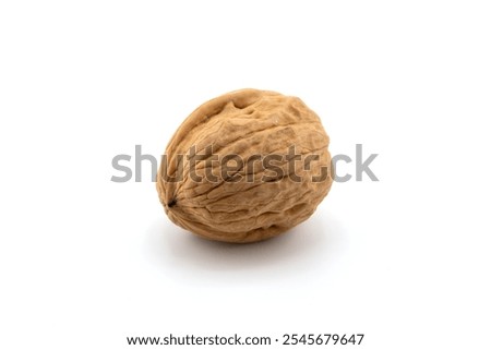 Walnuts isolated on white background with clipping path, collection