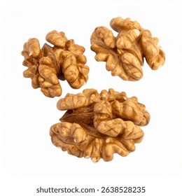 Walnuts png peeled walnuts png brown nut png dried healthy walnut whitebackground image