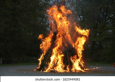 Walpurgis Night, Mayfire, Burning Of The Witches. Traditional European Feast Day.