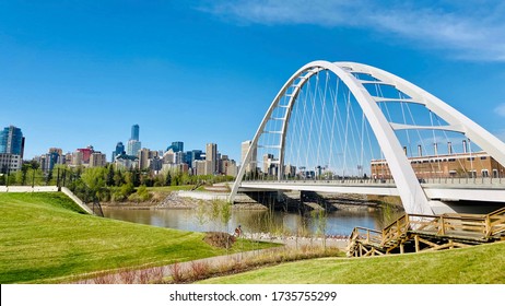 Walterdale Bridge In Edmonton Alberta