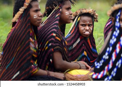 Wamena Papuaindonesia Portrait Local Tribes August Stock Photo ...