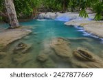 Wang Kan Lueang waterfall is a spectacular beautiful limestone waterfall in Lopburi province.
Namtok Wang Kan Lueang Arboretum ,Thailand