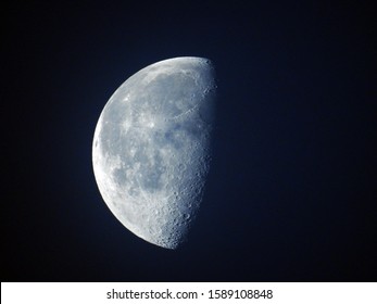 Waning Gibbous moon. A waning gibbous moon is a moon between full and last quarter.