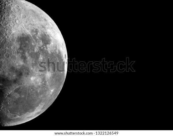 Waning Gibbous moon / Waning means that it is\
getting smaller. Gibbous refers to the shape, which is less than\
the full circle of a Full\
Moon