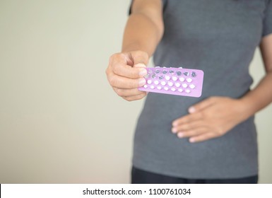 Want children, Gynecology concept, contraceptive pills