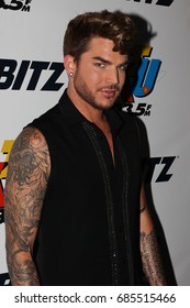 WANTAGH, NY-MAY 31: Singer Adam Lambert Atttends 103.5 KTU's KTUphoria 2015 At Nikon At Jones Beach Theater On May 31, 2015 In Wantagh, NY.