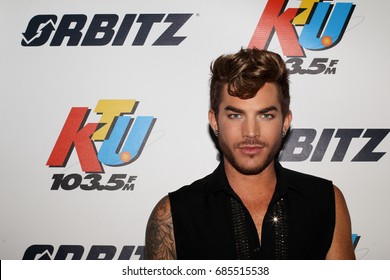 WANTAGH, NY-MAY 31: Singer Adam Lambert Atttends 103.5 KTU's KTUphoria 2015 At Nikon At Jones Beach Theater On May 31, 2015 In Wantagh, NY.