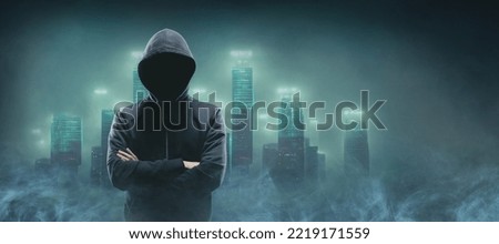 Wanted Hacker is Coding Virus Ransomware Using Abstract Binary Code. Cyberattack, System Breaking and Malware Concept.