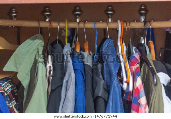 Wardrobe Full Clothes Messy Woman Wardrobe Stock Photo Edit Now