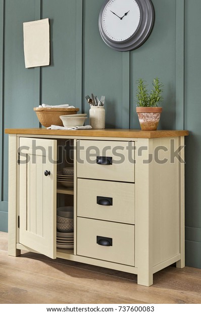 Wardrobe Interior Room Wooden Drawers Sideboard Stock Photo Edit