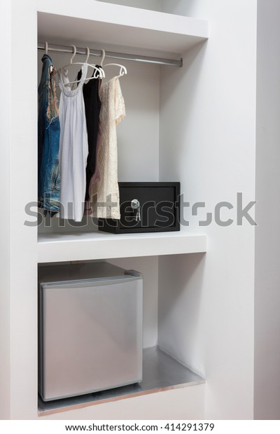 Wardrobe Safe Lock Mini Bar Room Stock Photo Edit Now 414291379