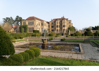 Ware Hertfordshire UK March 14th  2022 Fanhams Hall Hotel Outside Fountain View