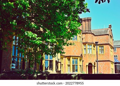 Ware, UK - July 16 2021: Main Building At Hanbury Manor