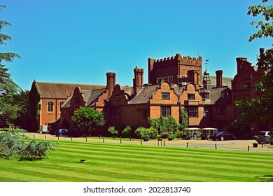 Ware, UK - July 16 2021: The Main Buildings At Hanbury Manor