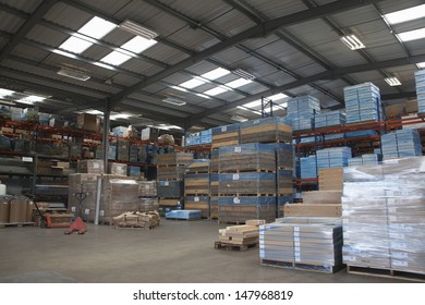 Warehouse In Commercial Lighting Factory