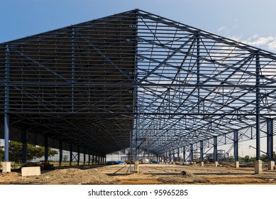 Warehouse Construction Site In Mindanao, Philippines