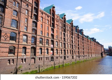 Warehouse District And The Port Of Hamburg