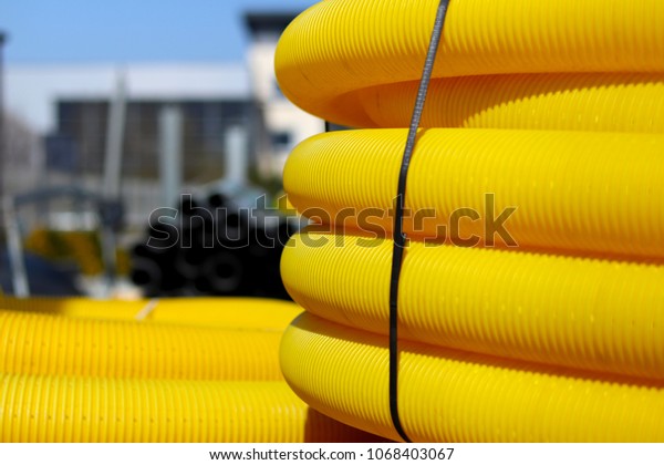 The warehouse of industrial plastic pipes and\
large diameter hoses. Products from plastic. Drainage and sewerage.\
Modern technologies of building houses and ennobling the territory.\
Urban network.