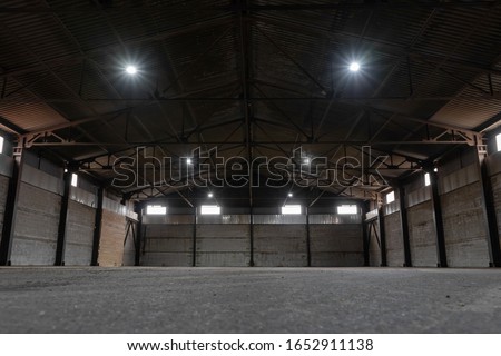 Warehouse for storage of various goods and equipment