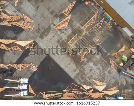 Similar – ut / only floating is more beautiful / construction site from above